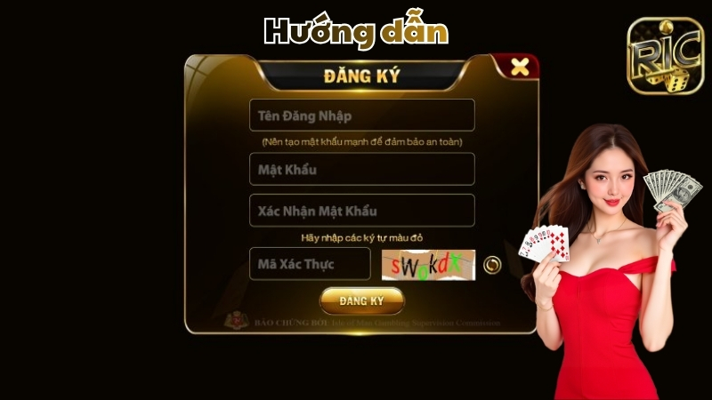 Hướng dẫn đăng ký RICWIN cho tân thủ 