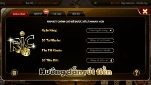 Hướng dẫn rút tiền Ricwin chi tiết, an toàn