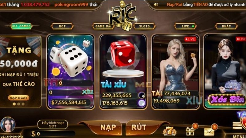 Những cam kết của cổng game RICWIN