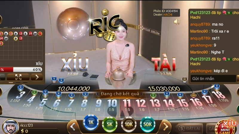 Mẹo chơi tài xỉu online Ricwin hiệu quả cho người mới